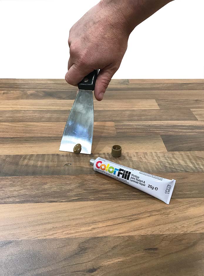 Howden Unika ColorFill Worktop Jointing Sealer Compound Laminate CF283 Maple 